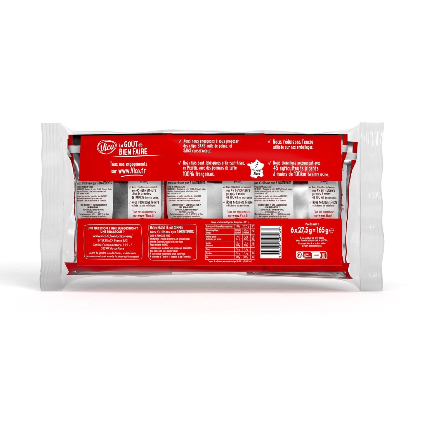 VICO Classic Multipack Naturchips