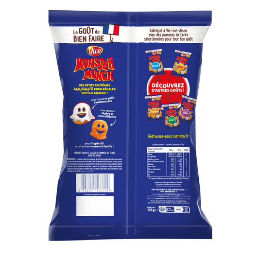 Biscuits Apéritifs Goût Ketchup MONSTER MUNCH