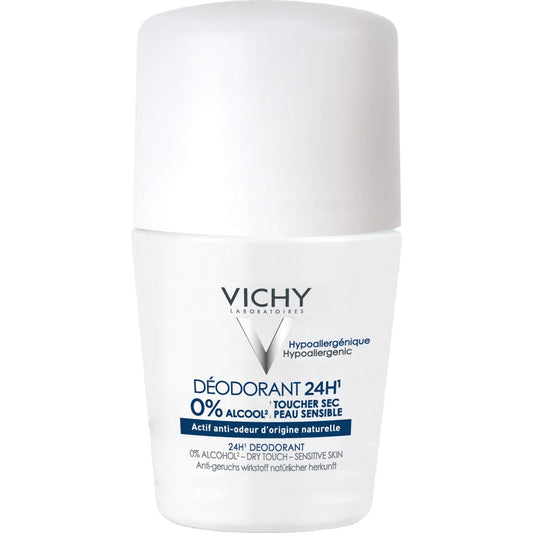 Women's Roll-On Deodorant 0% Aluminum 24h Effectiveness Dry Touch VICHY LABORATOIRES