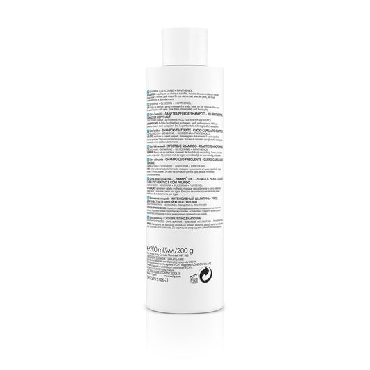 Shampoing Cheveux Secs et Cuir Chevelu Sensible Ultra Apaisant Dercos VICHY LABORATOIRES