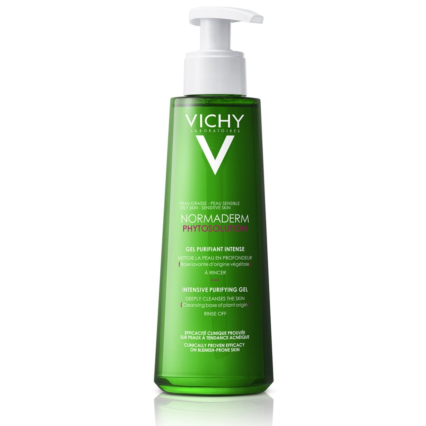Gel Visage Peaux à Imperfections Nettoyant Purifiant Intense Normaderm Phytosolution VICHY le flacon de 200 mL