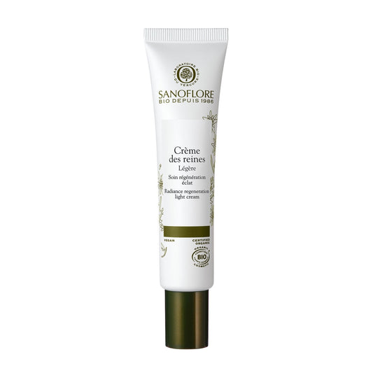 Women's Face Cream Regenerating Radiance Care Organic Edelweiss Reine des Reines SANOFLORE