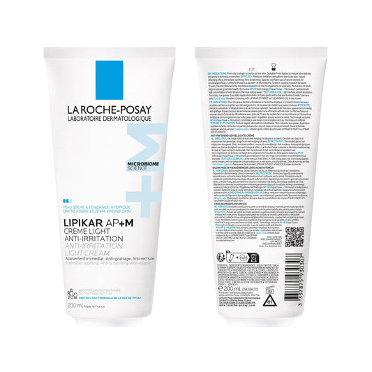 Crème Light Anti-Irritation Peau Sèche à Tendance Atopique Lipikar AP+M LA ROCHE POSAY