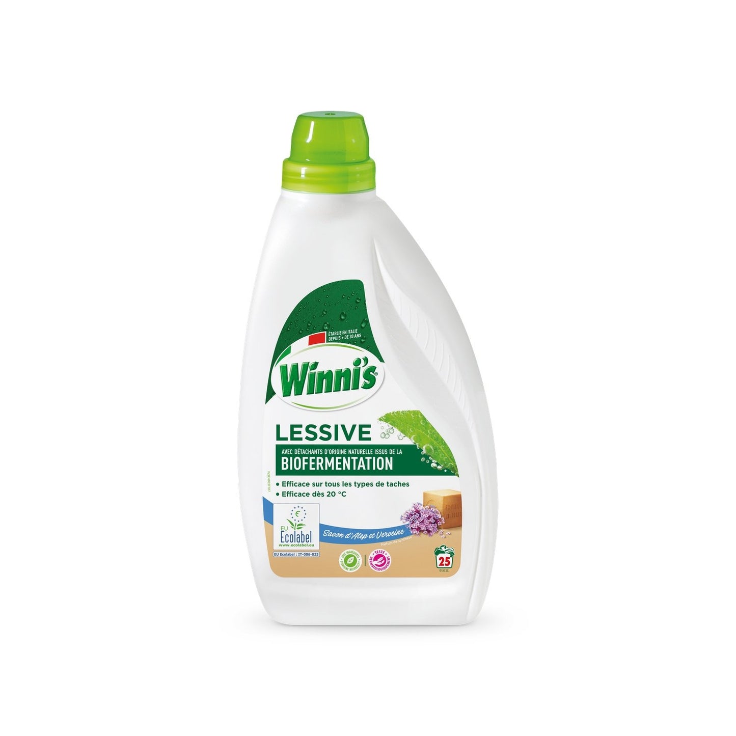 WINNI'S Biofermentation Liquid Laundry Detergent with Aleppo Soap and Verbena