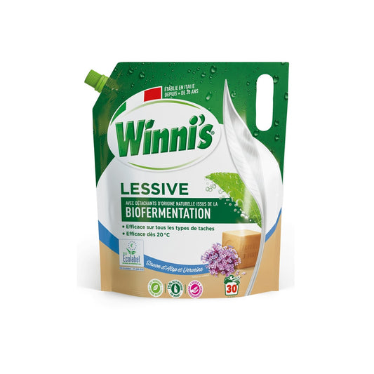 Lessive Liquide Biofermantation au Savon d'Alep et Verveine WINNI'S