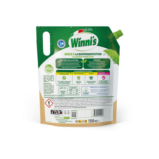 Lessive Liquide Biofermentation Textiles Colorés WINNI'S