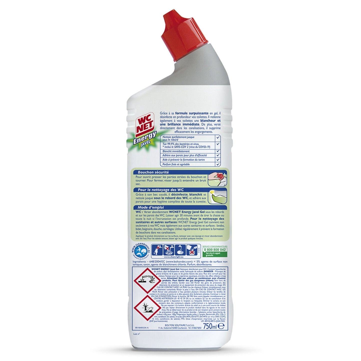 Energy WC NET Gel Wc Bleach