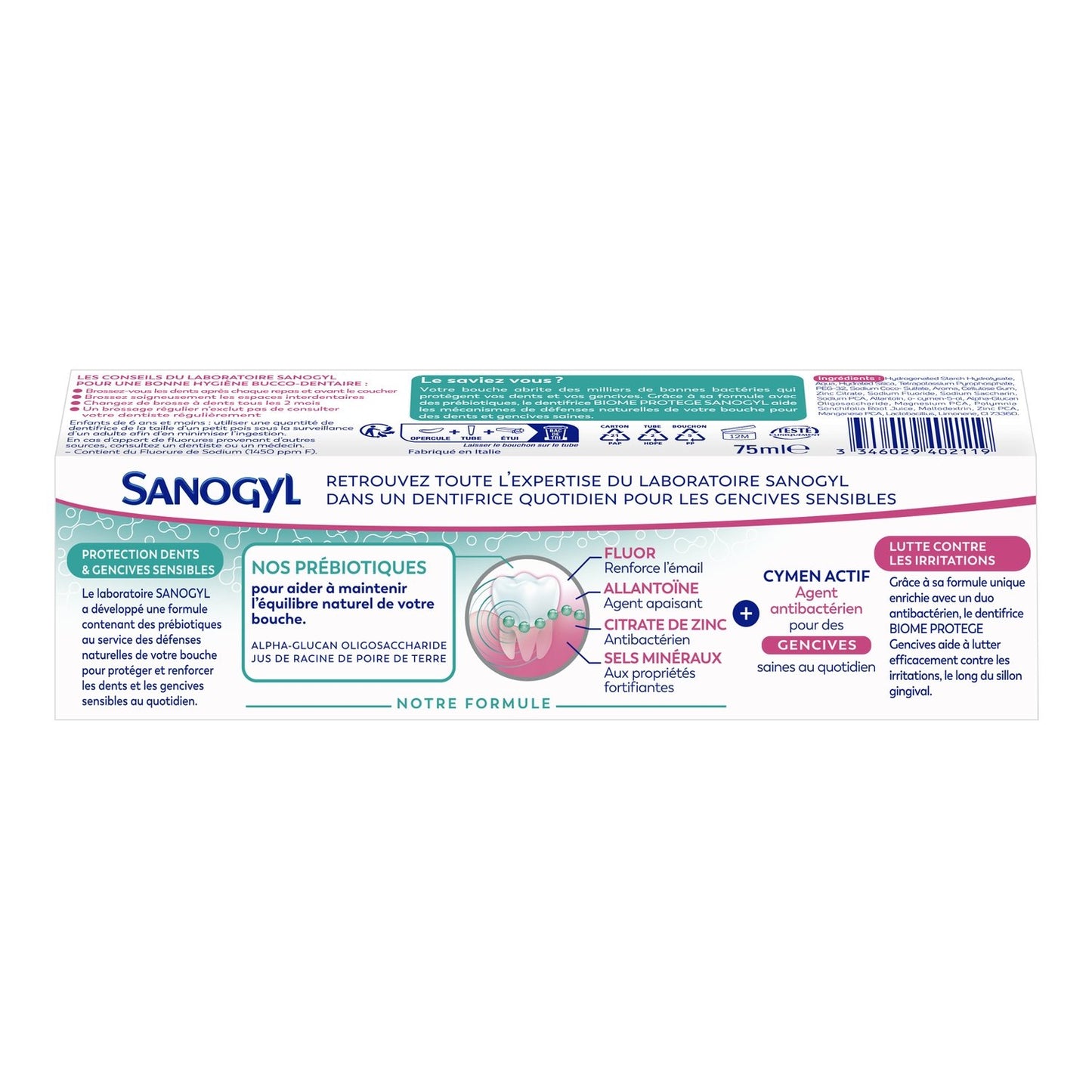 Biome Protect Gum Toothpaste with SANOGYL Prebiotics