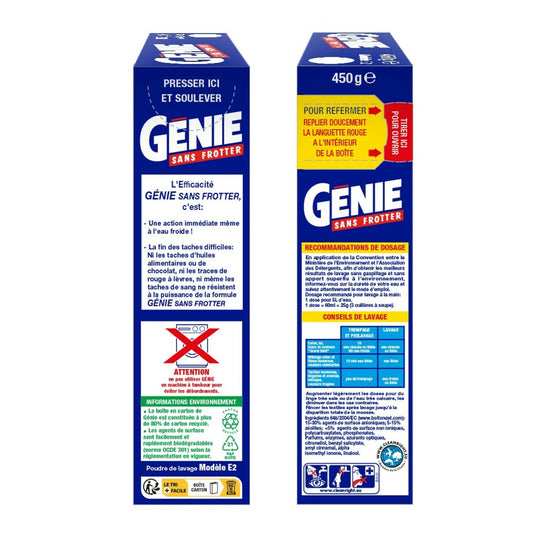 Lessive en Poudre Main GENIE