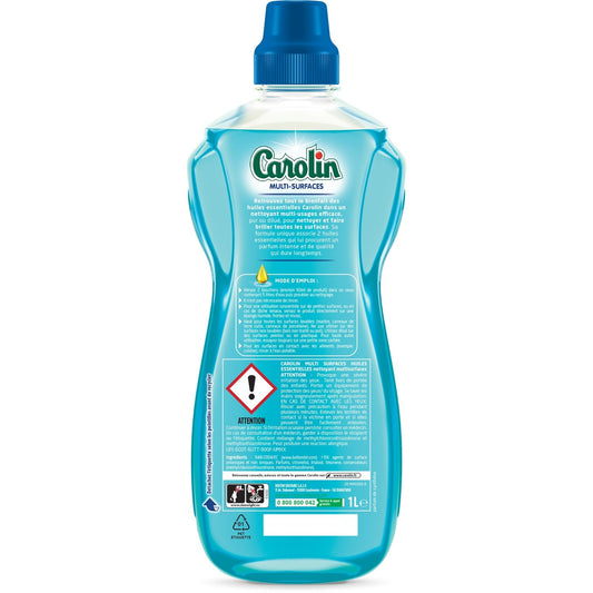 CAROLIN Multi-Surface Household Cleaner Jasmine Eucalyptus Scent Essential Oils