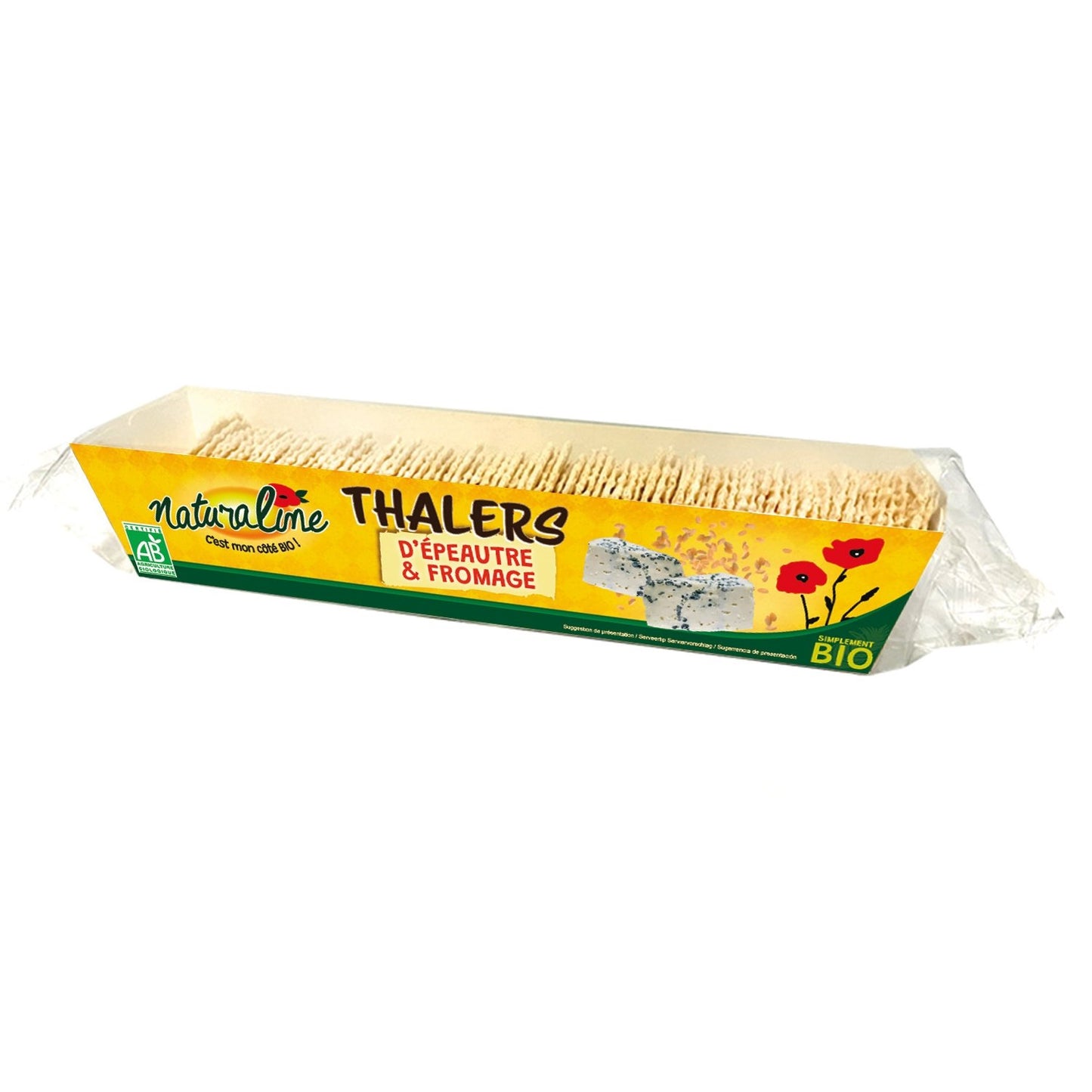 Biscuits Apéritifs Thaler d'Épeautre Bio NATURALINE le paquet de 100g