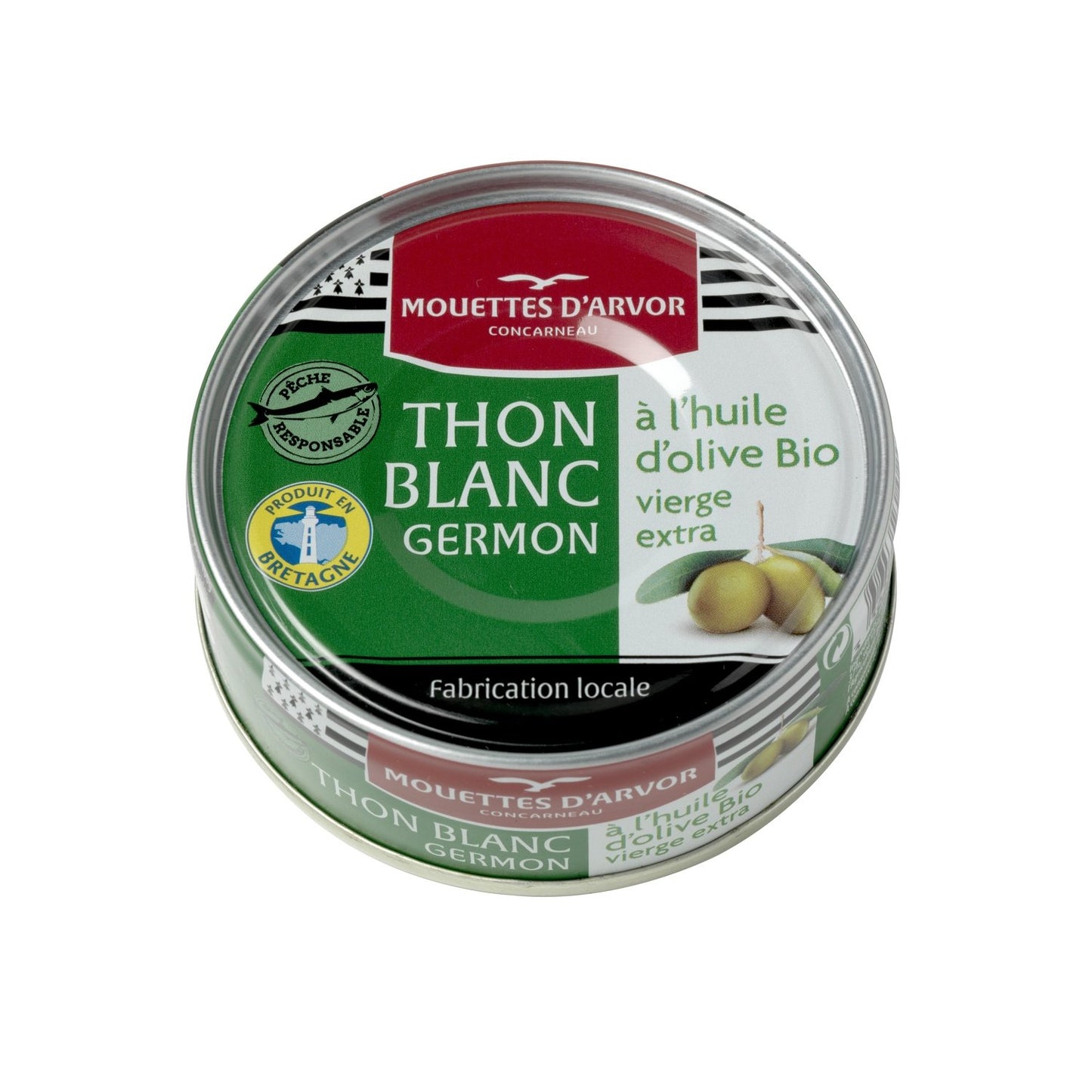 Thon Blanc Germon à l'Huile d'Olive Bio LES MOUETTES D'ARVOR