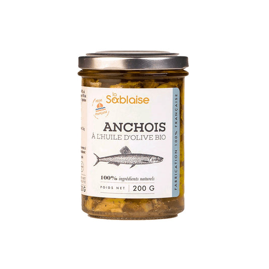 Anchois à l'Huile d'Olive Bio LA SABLAISE