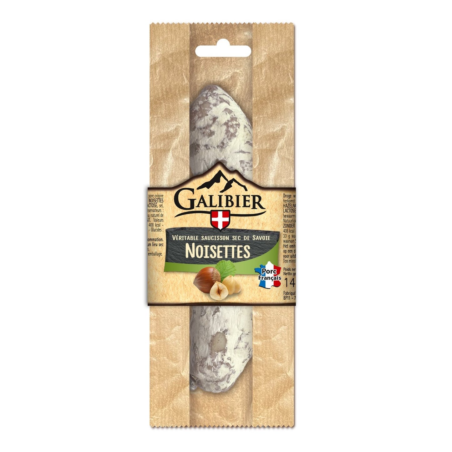 LE GALIBIER Dry Sausage with Hazelnuts