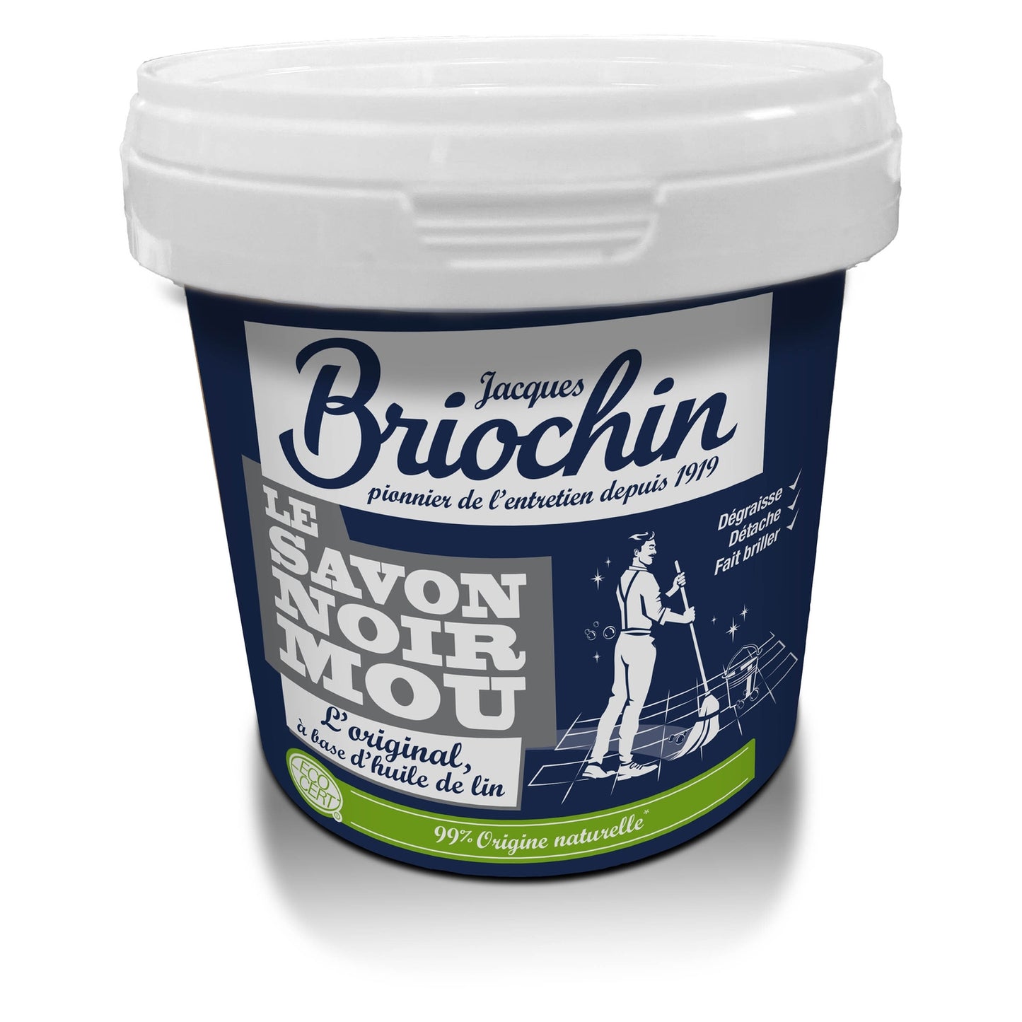 Gel douche Multi-Usages Sols et Petites Surfaces Dégraisse Détache d'Huile de Lin Ecocert JACQUES BRIOCHIN
