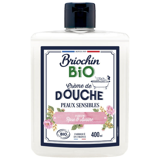 Gel Douche Rose et Avoine Bio BRIOCHIN