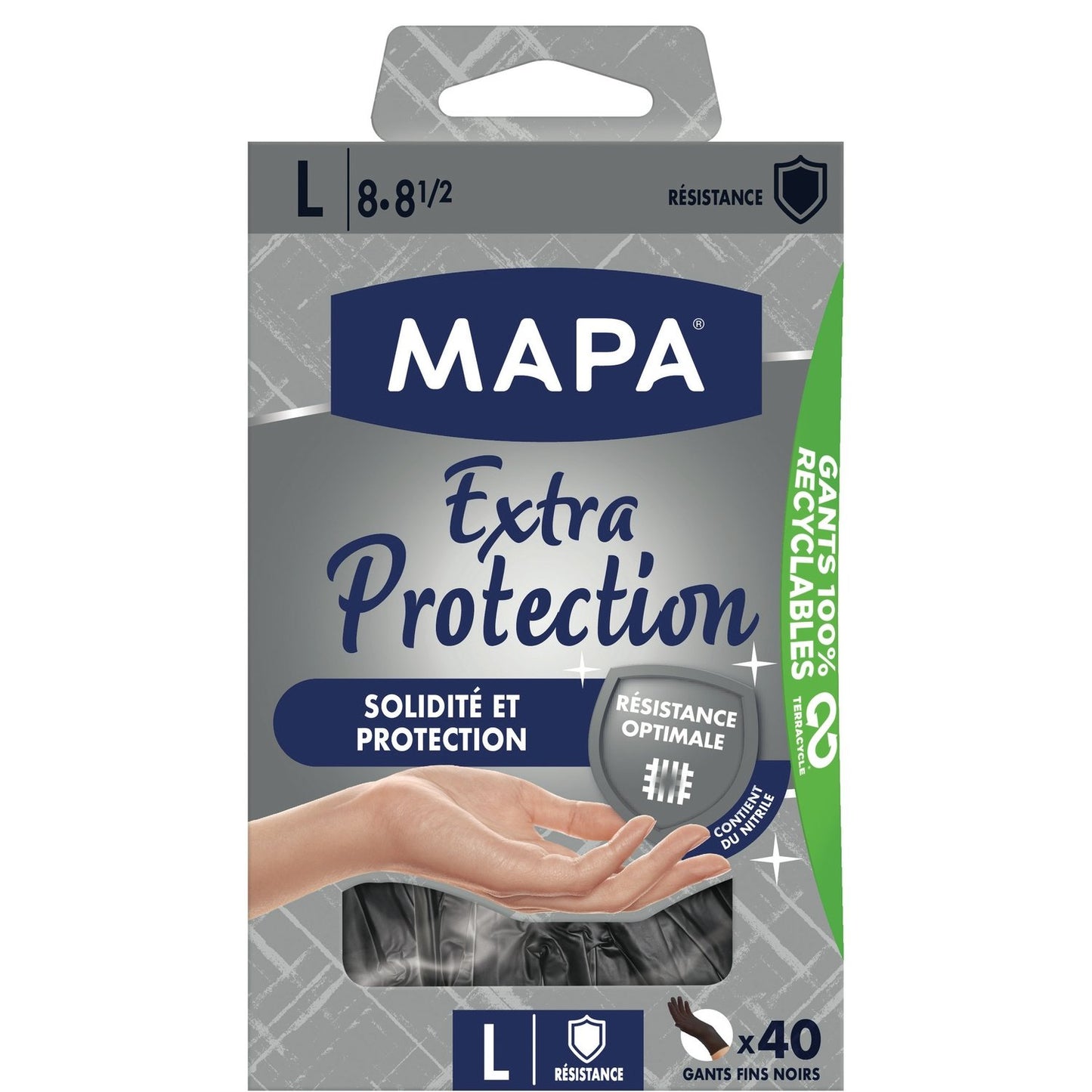 Gant Extra Protection Taille XL MAPA le lot de 40 gants