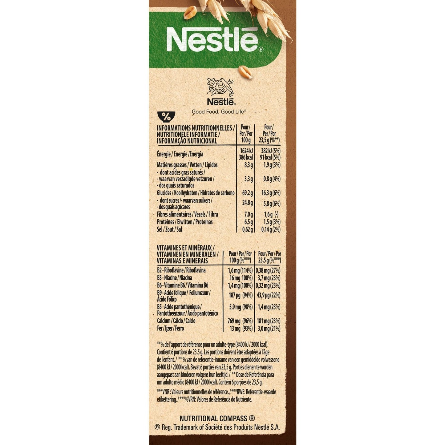 Barres Céréales Fitness Chocolat Noir NESTLE