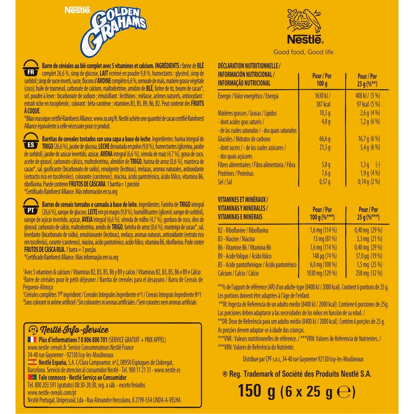 GOLDEN GRAHAMS Cereal Bars
