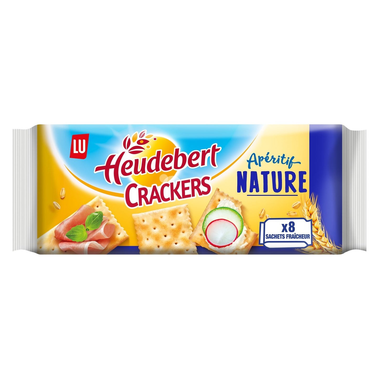 Heudebert LU Plain Crackers Aperitif Biscuits
