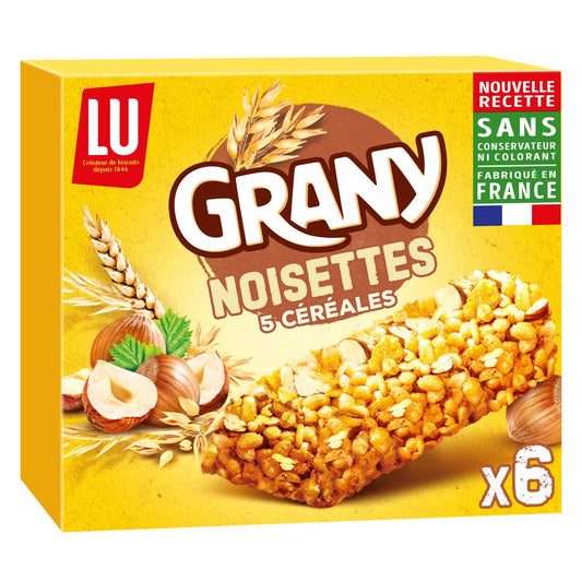 Barres de Céréales aux Noisettes Grany LU
