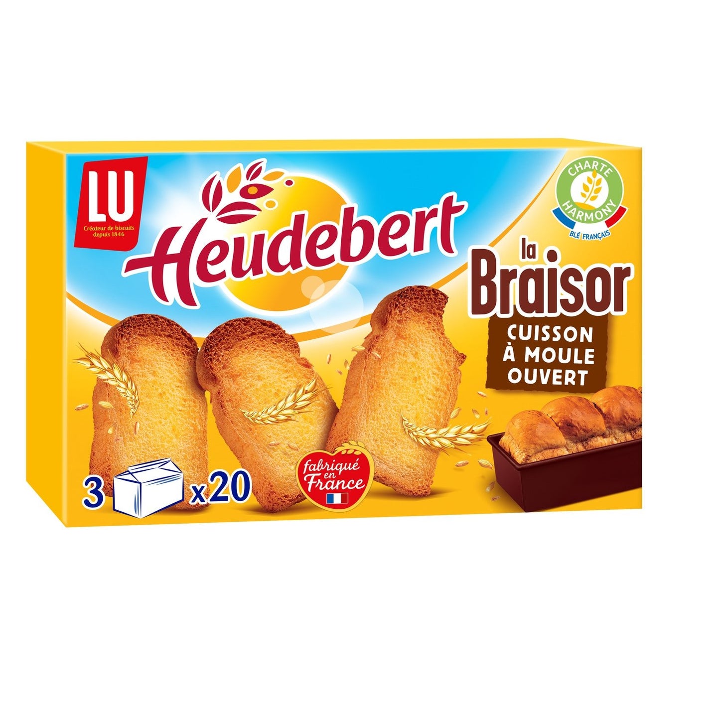 Biscottes la Braisor Heudebert LU
