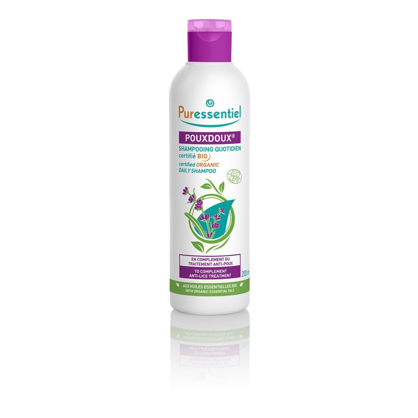 Shampooing Quotidien Poudoux Certifié Bio PURESSENTIEL