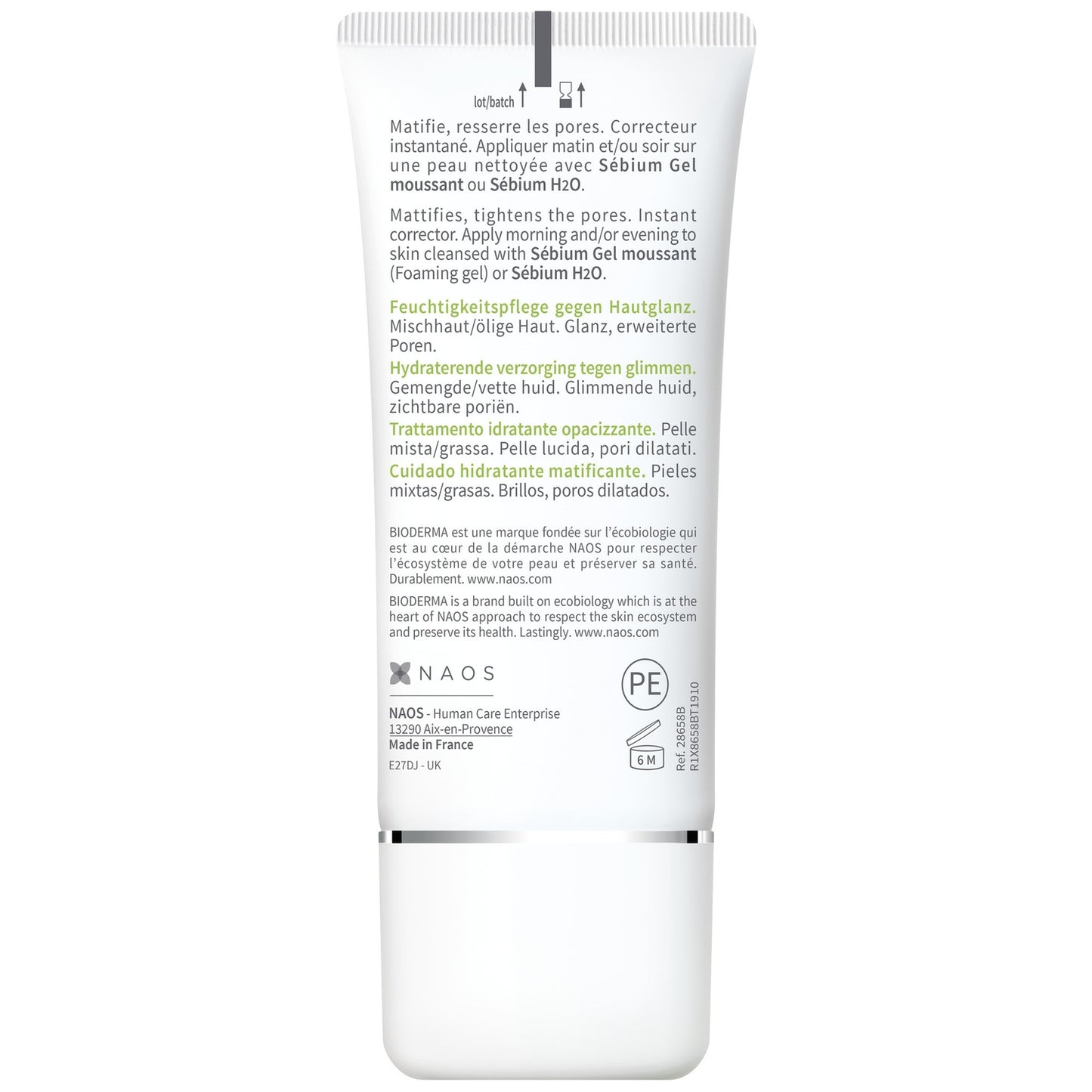 Sébium Mat Control Anti-Shine Moisturizing Care for Combination to Oily Skin BIODERMA