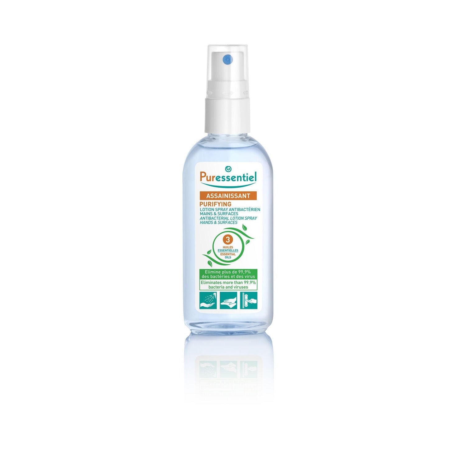 Désinfectant Lotion Antibactérienne Mains et Surfaces 3 Huiles Essentielles PURESSENTIEL