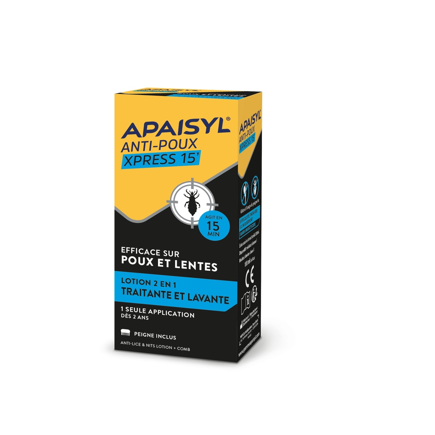 Traitement Anti-Poux Xpress 15min APAISYL