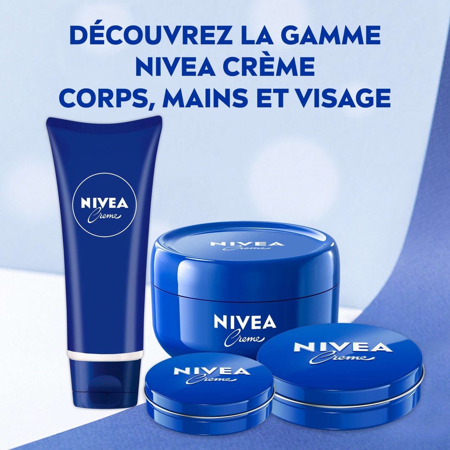 NIVEA Pflegende Feuchtigkeitscreme für Gesicht, Körper und Hände