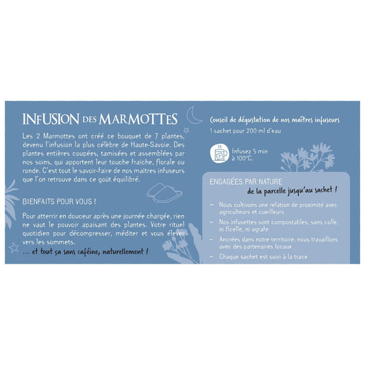 Infusion des Marmottes les 2 MARMOTTES