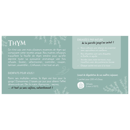 Infusion Thym les 2 MARMOTTES