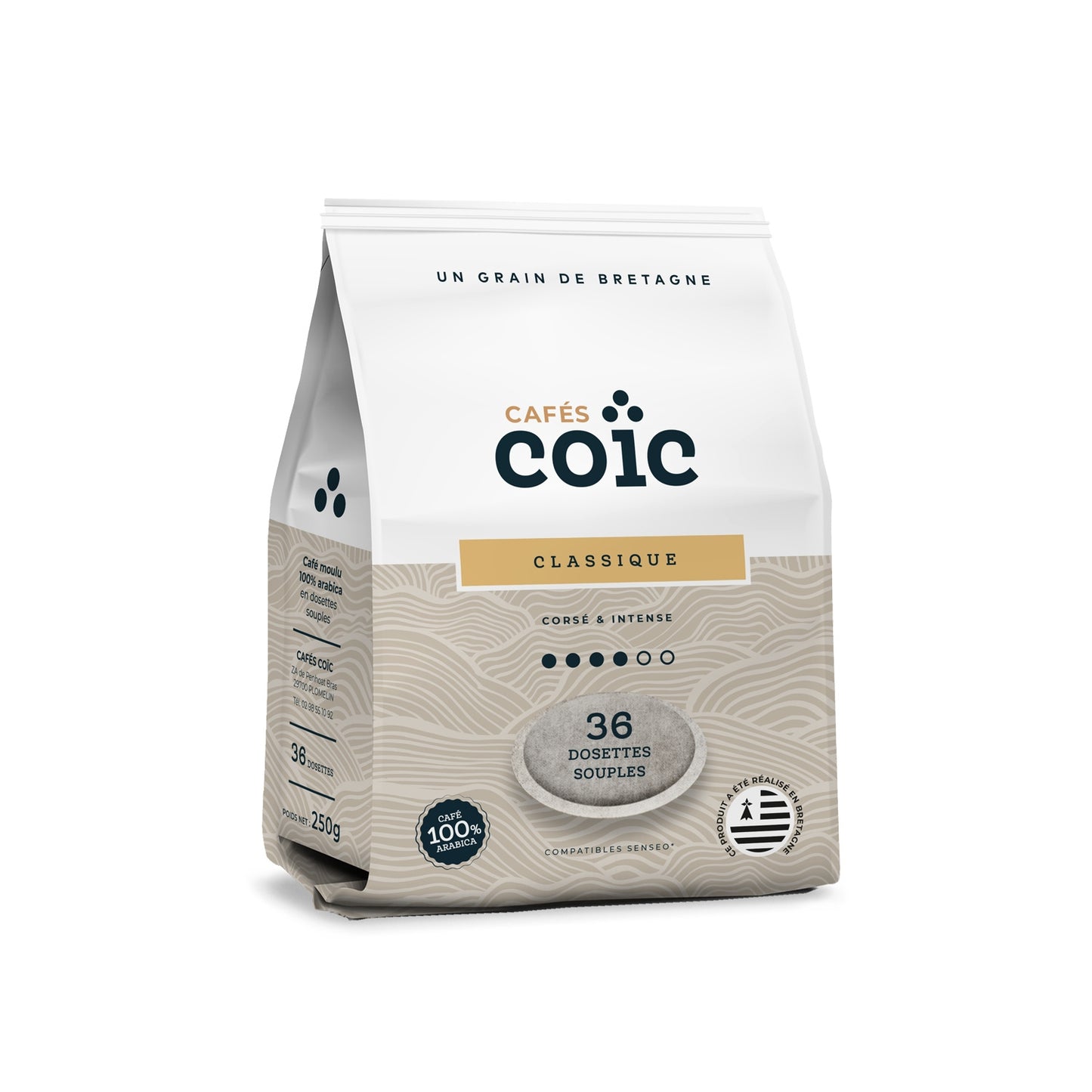 Classic Coffee Pods Strong and Intense CAFES COIC