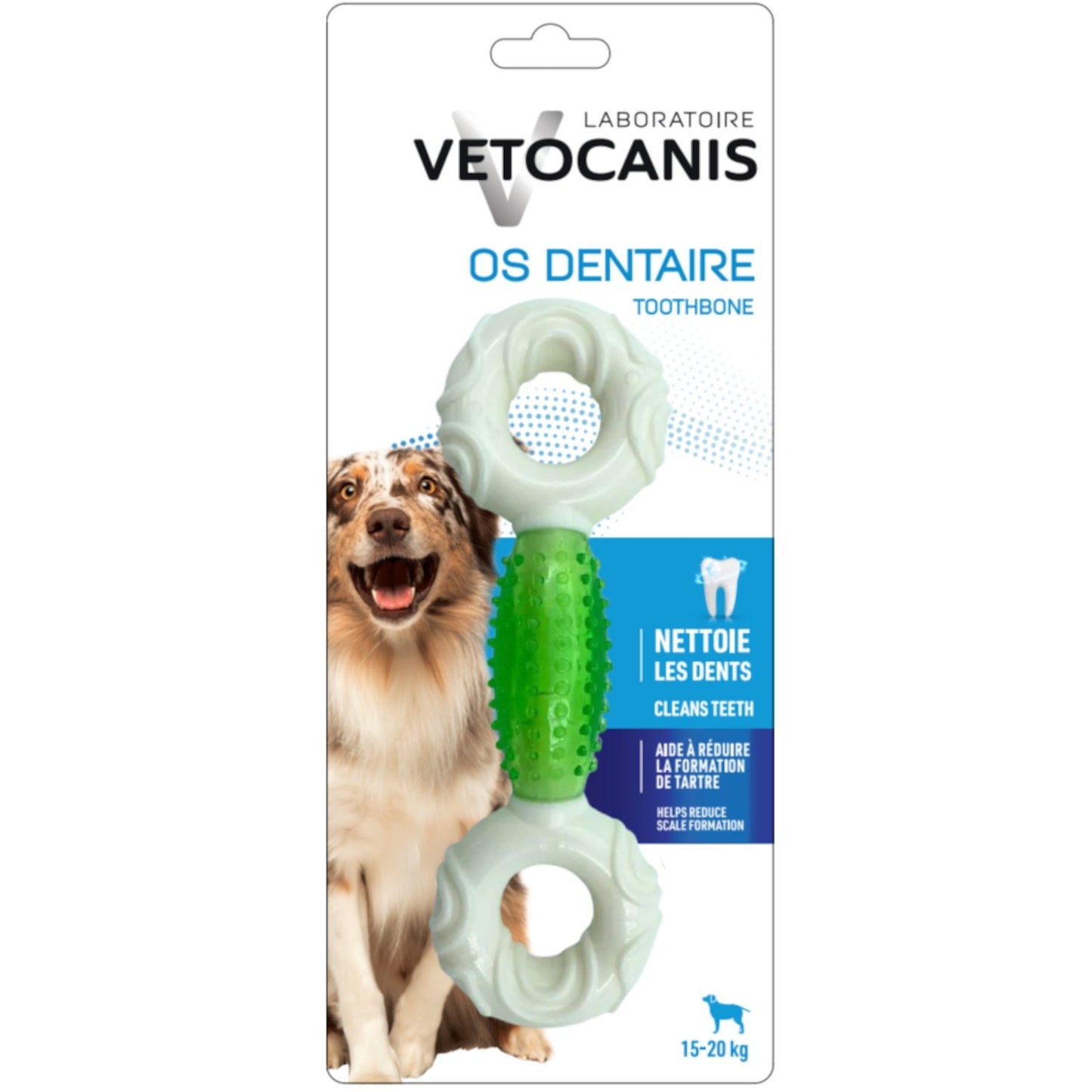 Os à Mâcher pour Chien Grand +25kg Hygiène Bucco Dentaire VETOCANIS l'unité