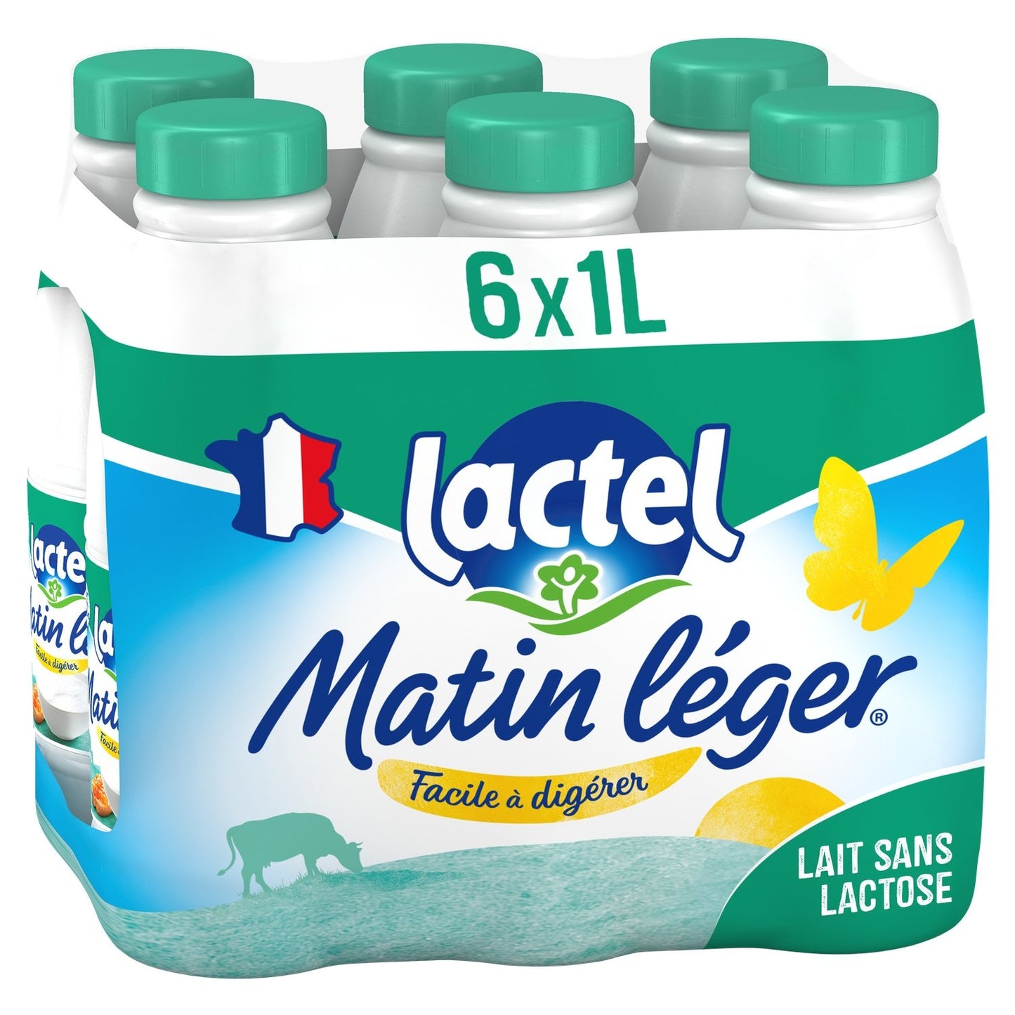 Lait Sans Lactose UHT Ecrémé Matin Léger LACTEL