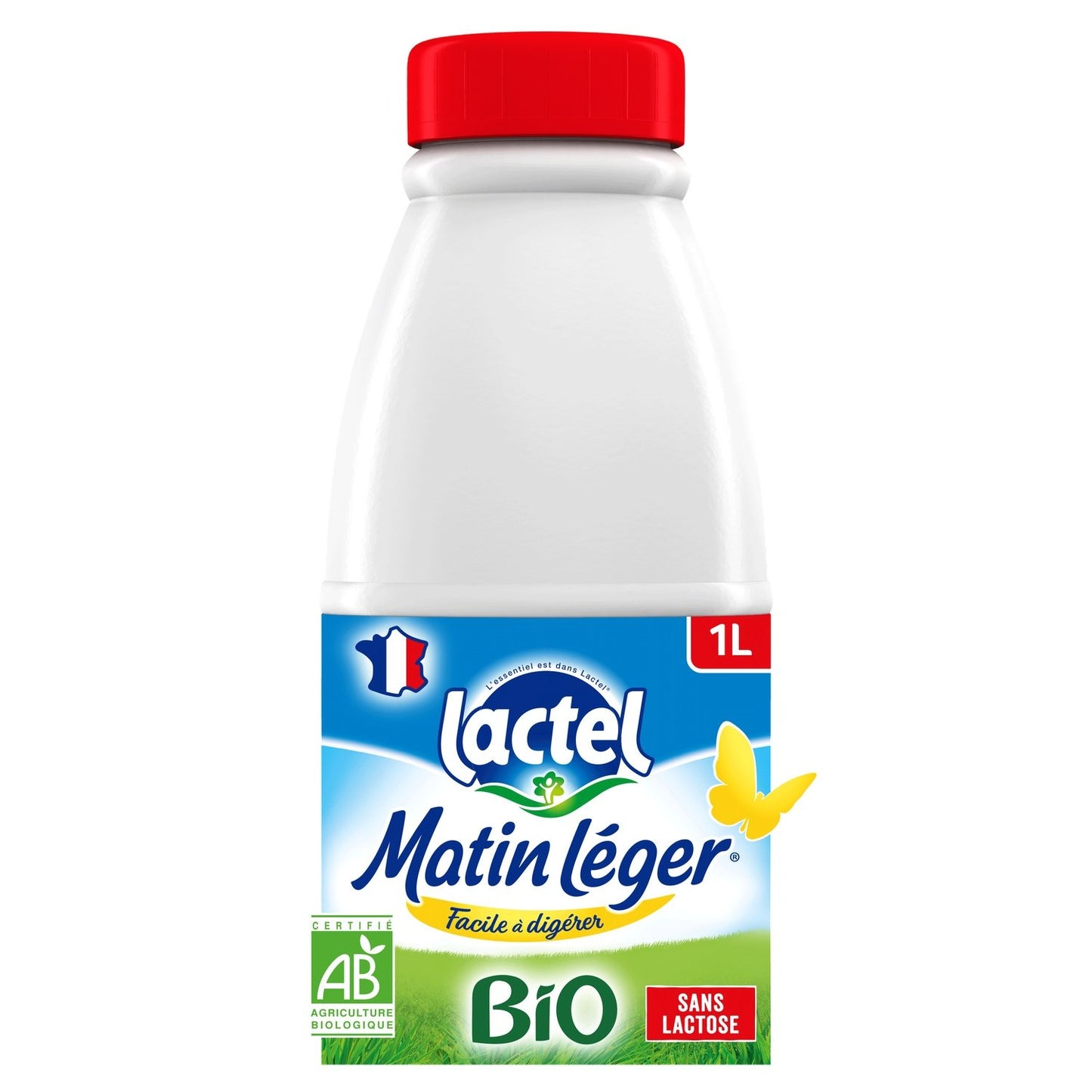 Lait Bio Sans Lactose UHT Entier Matin Léger LACTEL