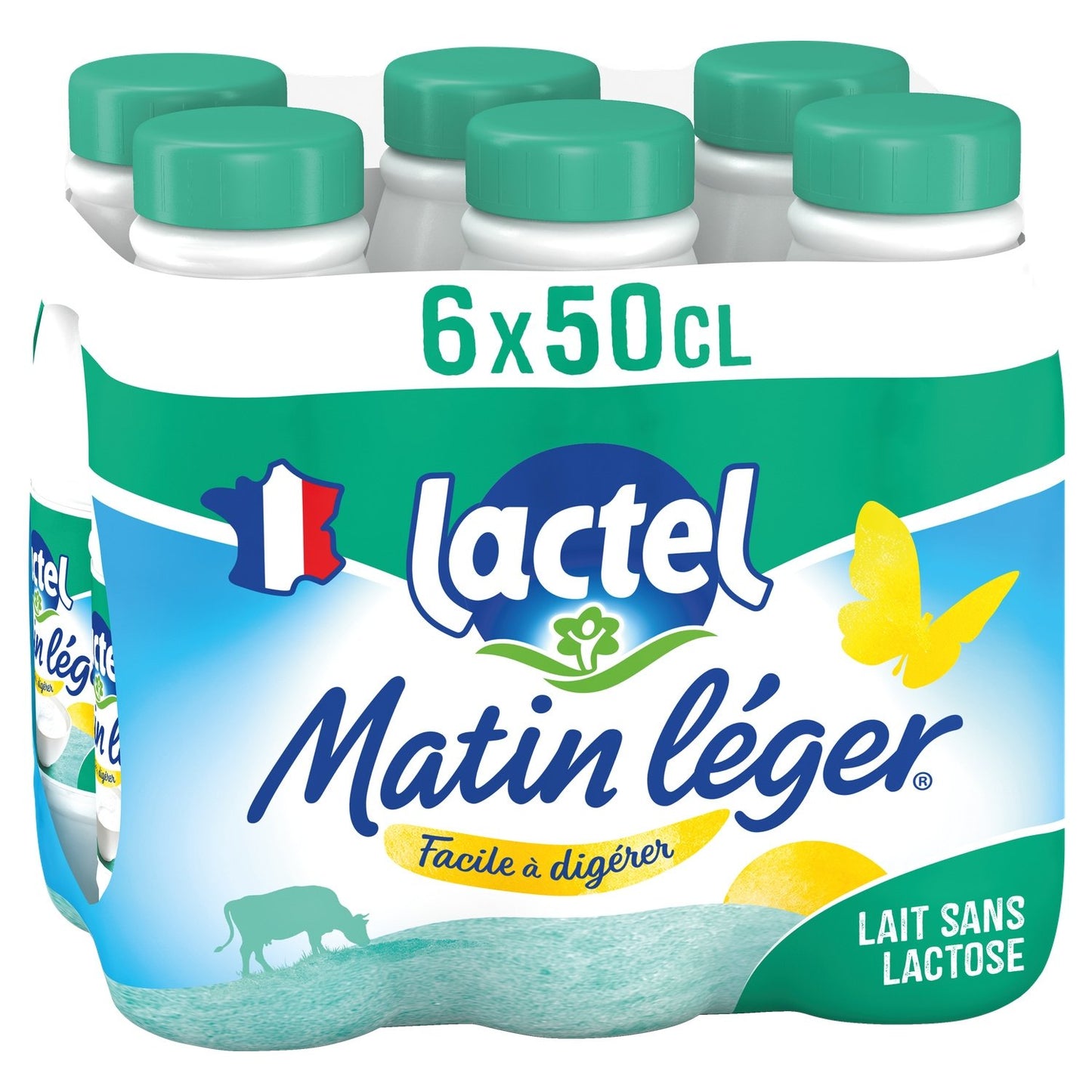 Lait Sans Lactose UHT Ecrémé Matin Léger LACTEL