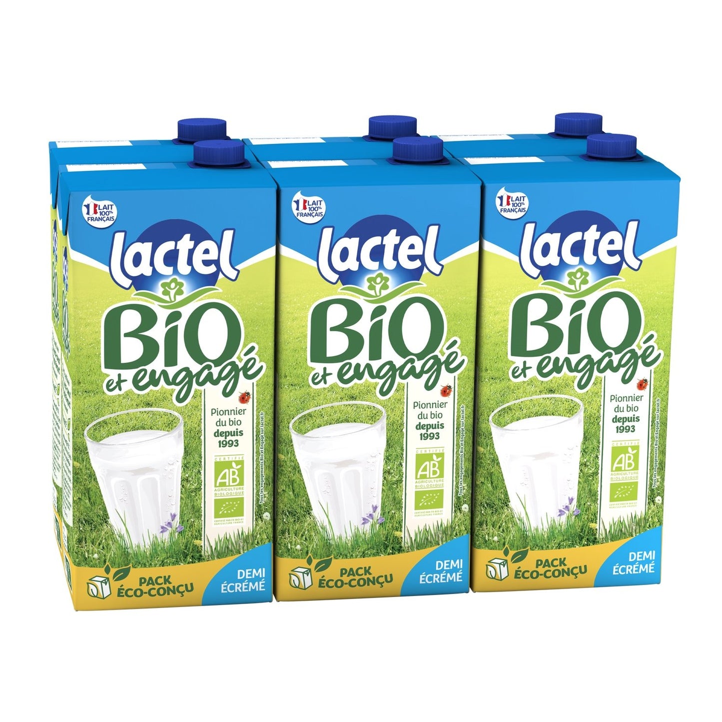 LACTEL UHT Semi-Skimmed Organic Milk