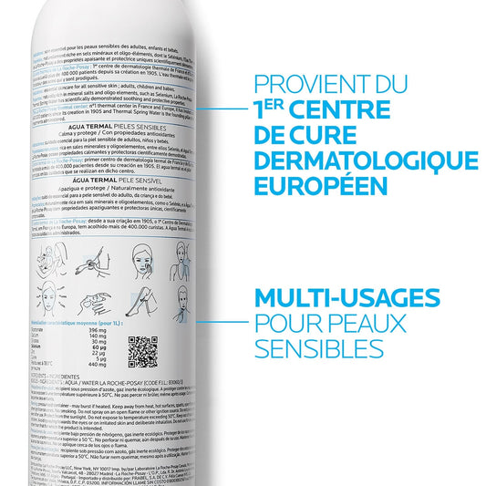 Eau thermale Visage Peaux Sensibles Apaise Adoucit Réduit les Irritations LA ROCHE POSAY