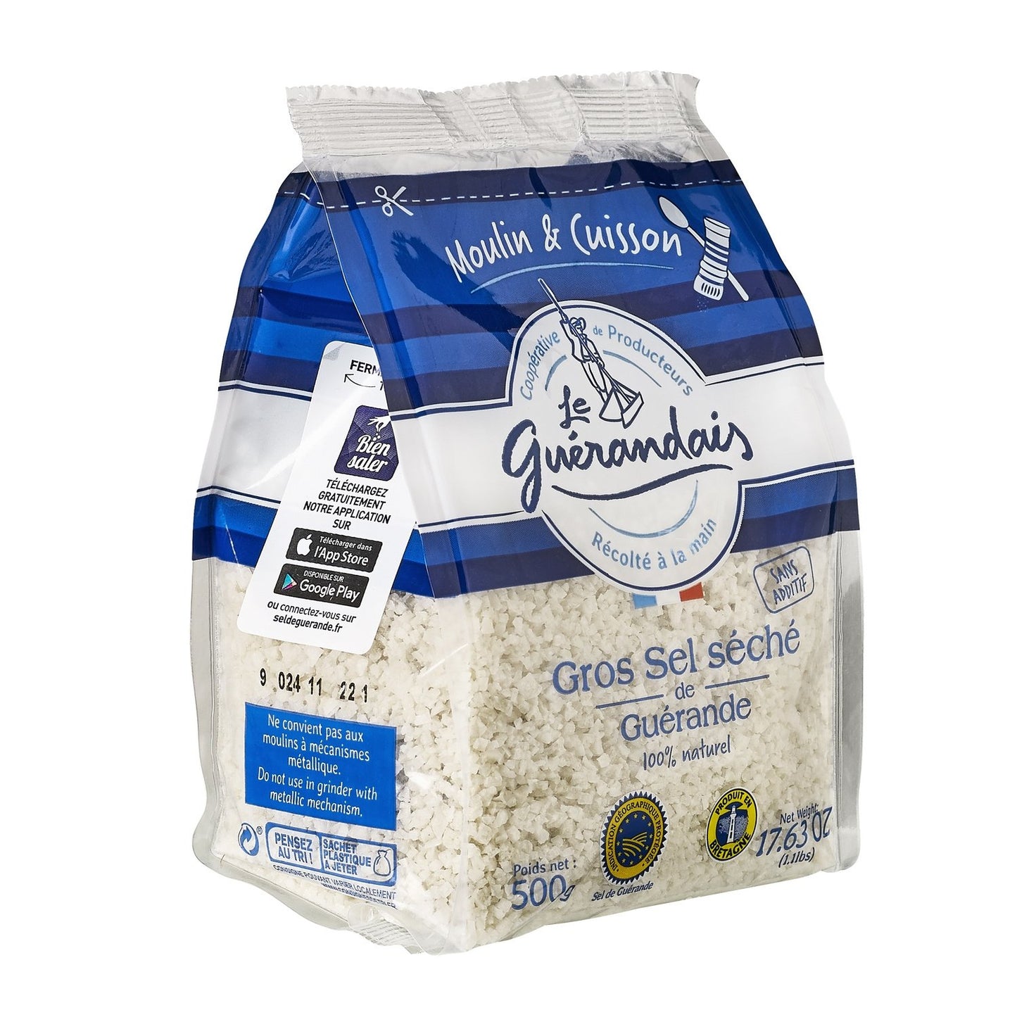 Gros Sel Séché Spécial Moulin LE GUERANDAIS