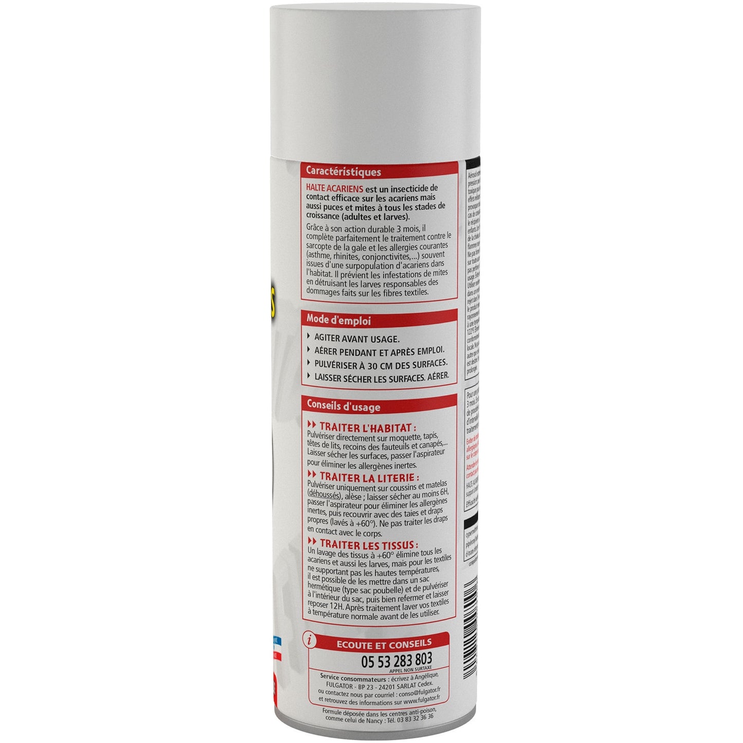 Insecticide Acariens/insectes/larves FULGATOR