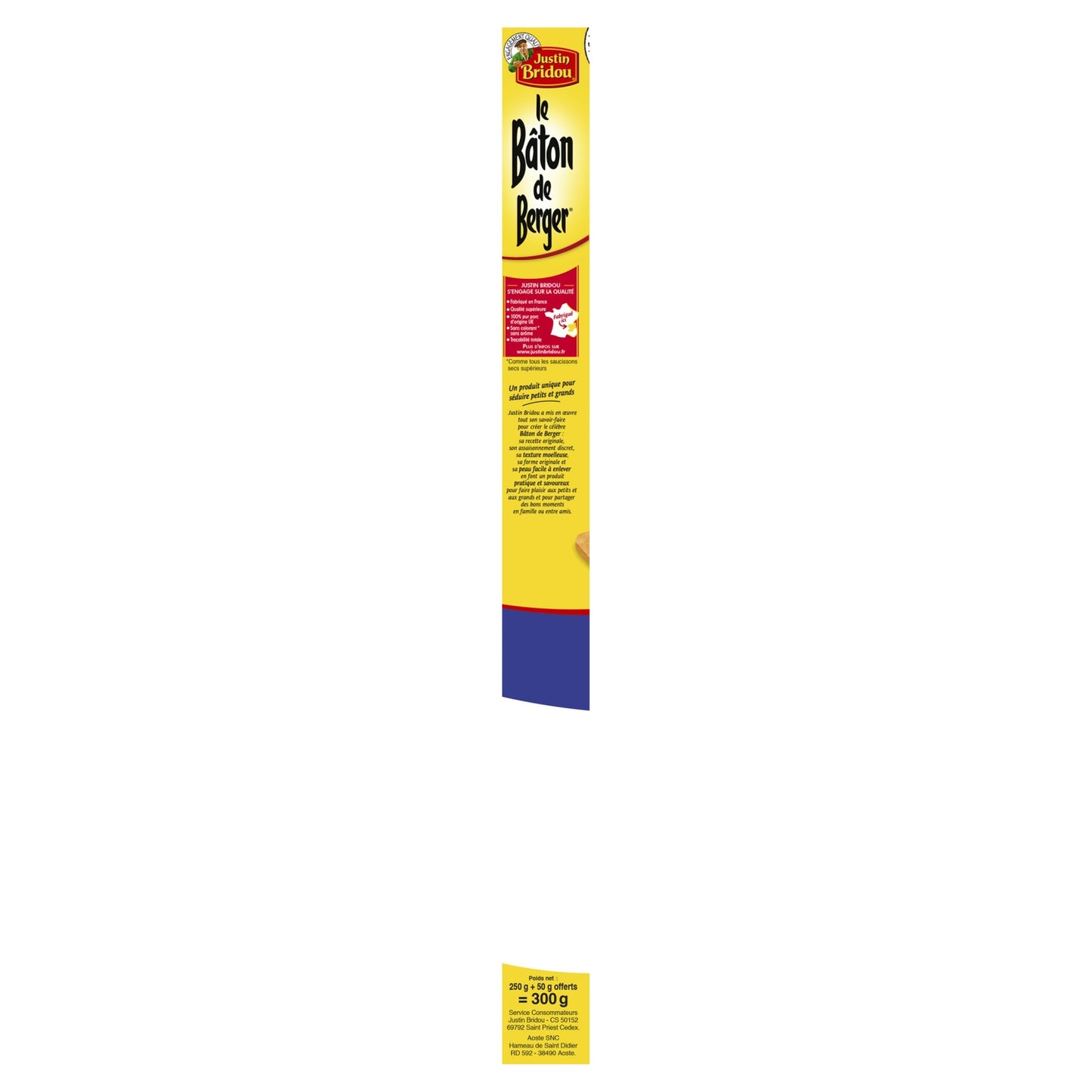 JUSTIN BRIDOU Plain Shepherd's Stick Sausage