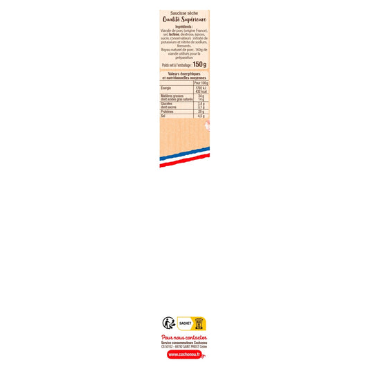 Saucisse Sec La Ficelle COCHONOU