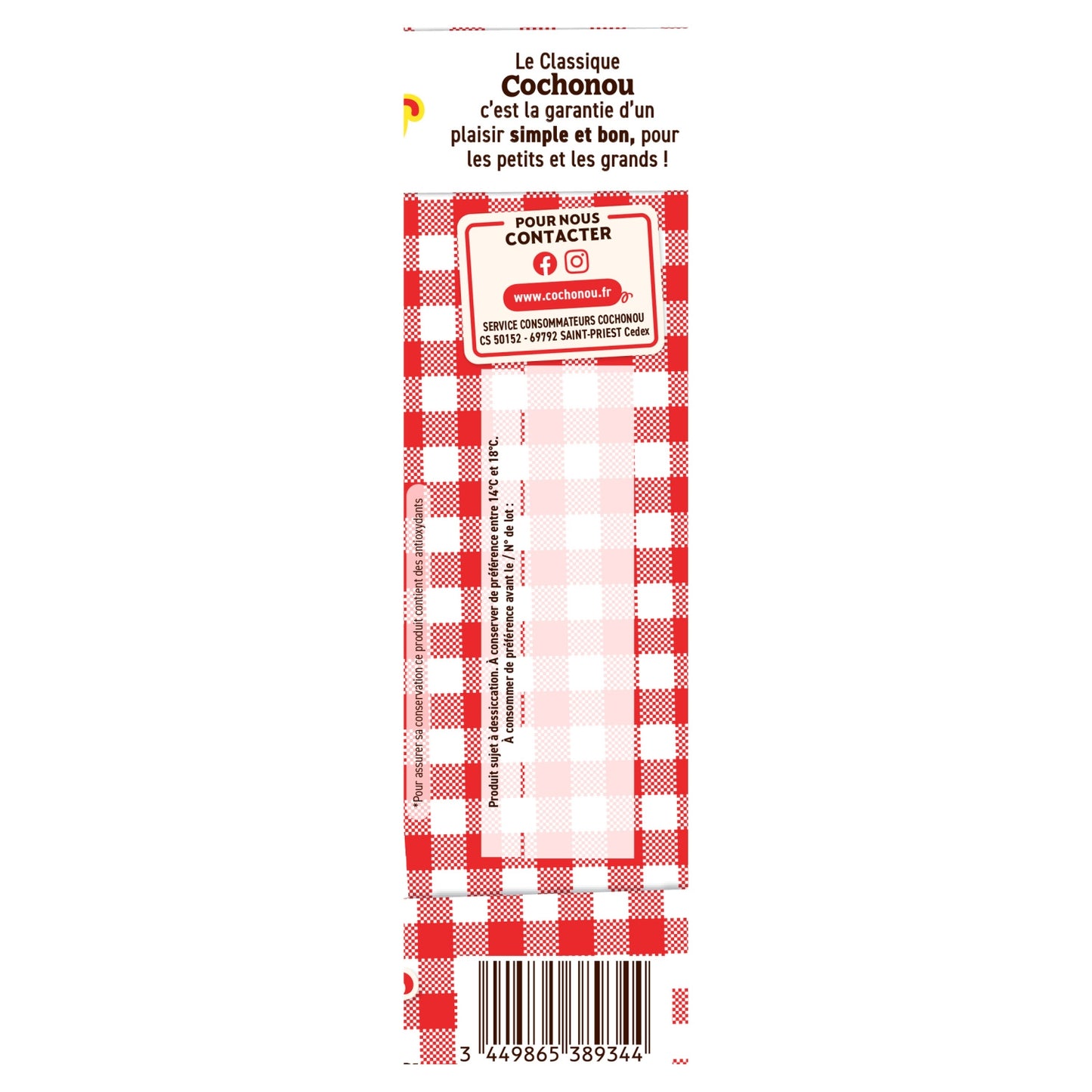 Saucisson Sec Pur Porc COCHONOU