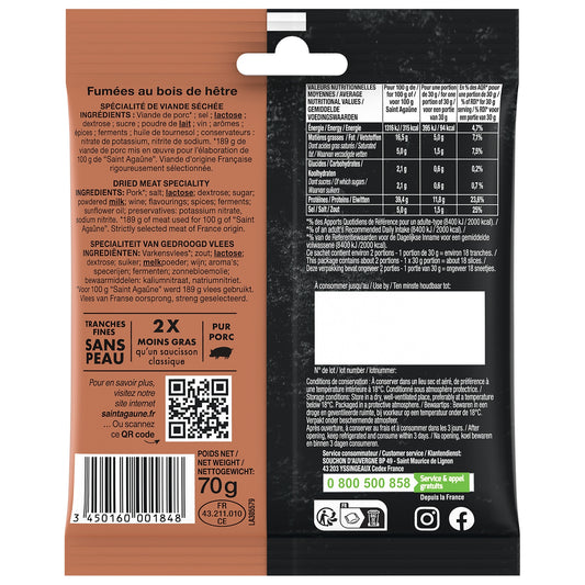 Les Petites Tranches Fumé SAINT AGAUNE