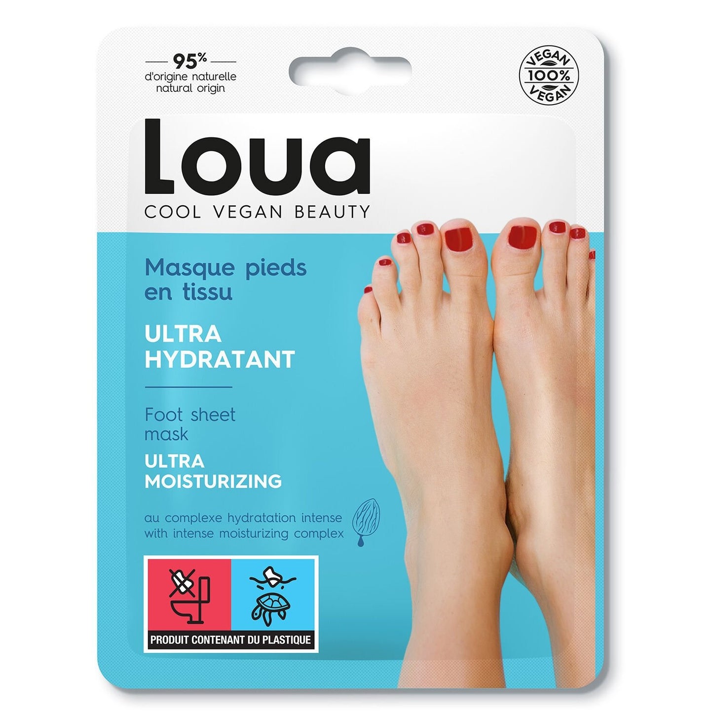 Masque Pieds Amande Douce LOUA BY LAURENCE DUMONT