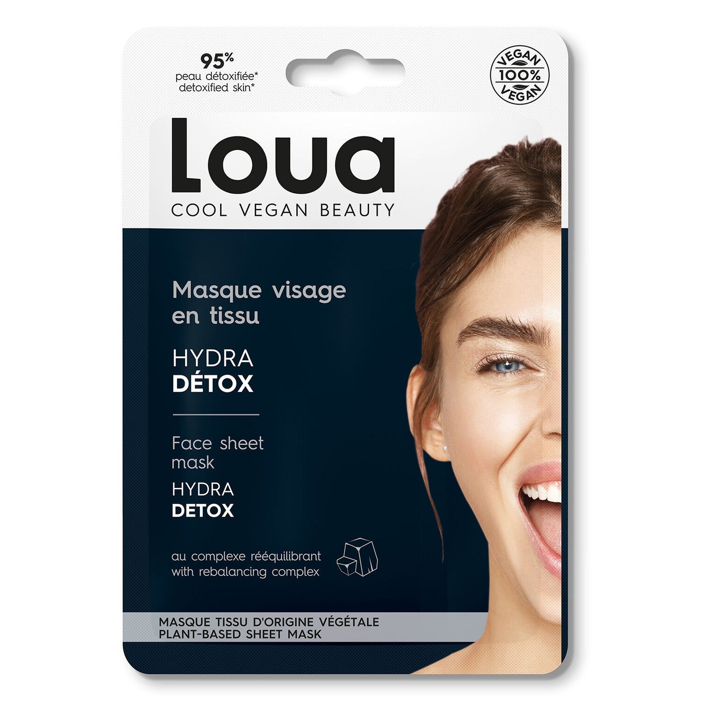 Masque Visage en Tissu Détox LOUA