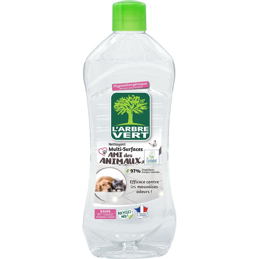 L'ARBRE VERT Ecolabel Haustierfreundlicher Haushaltsreiniger für mehrere Oberflächen