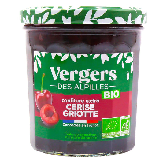 Bio-Marmelade aus Sauerkirschen VERGERS DES ALPILLES